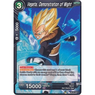 Thẻ bài Dragonball - TCG - Vegeta, Demonstration of Might / BT10-129'