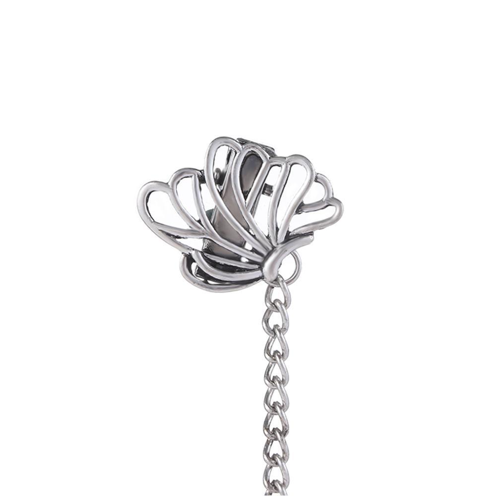 Upstopvn Kẹp Áo Sweater Hình Hoa Bướm Hợp Kim Tua Rua Làm Quà Tặng Cho Bé Gái