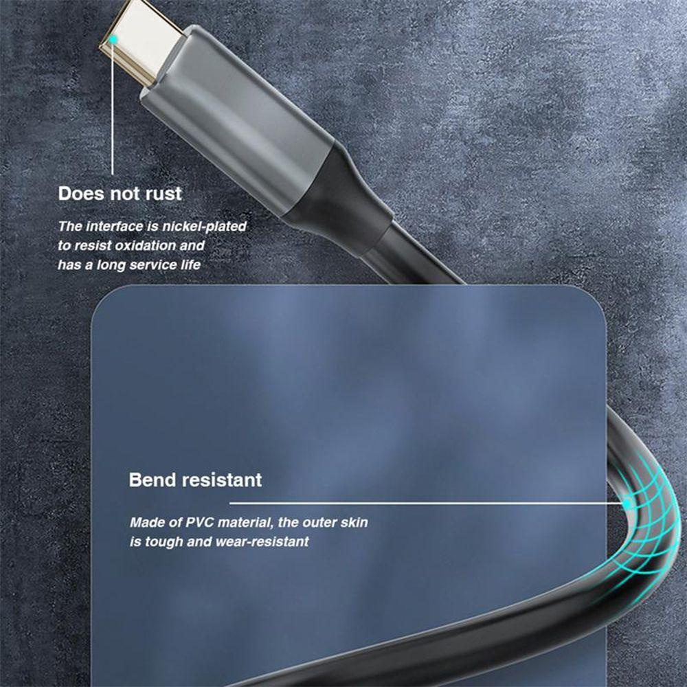 Dây Cáp Nối Dài USB C 5A Type-C Sang Type-C 10gbps PD 100W