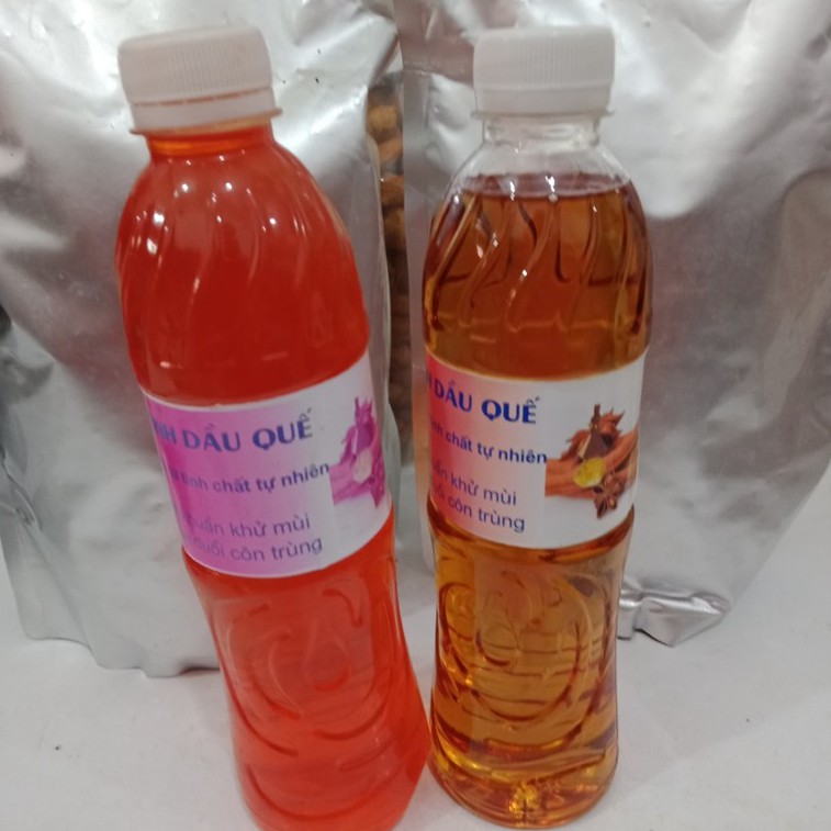 [TRỢ GIÁ KHỦNG] Tinh Dầu Quế Nguyên Chất Chai 500ml -Tạo Hương Thơm, Khử Mùi, Đuổi Muỗi, Côn Trùng Vô Cùng Hiệu Quả