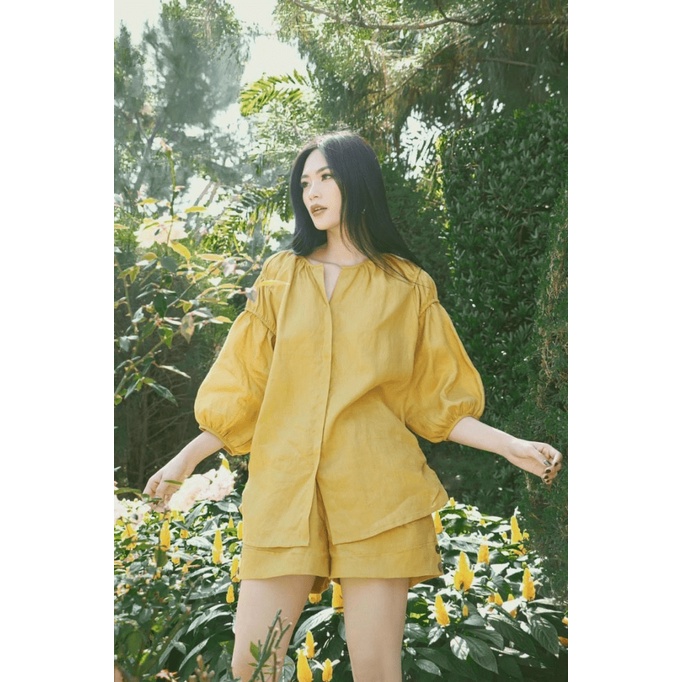 Sét Bộ 2 Món Áo Tay Lỡ Phồng Kết hợp Quần Đùi Rộng Chất Siu Đẹp Mát Form Chuẩn Sang Chảnh [NEW UNISEX]