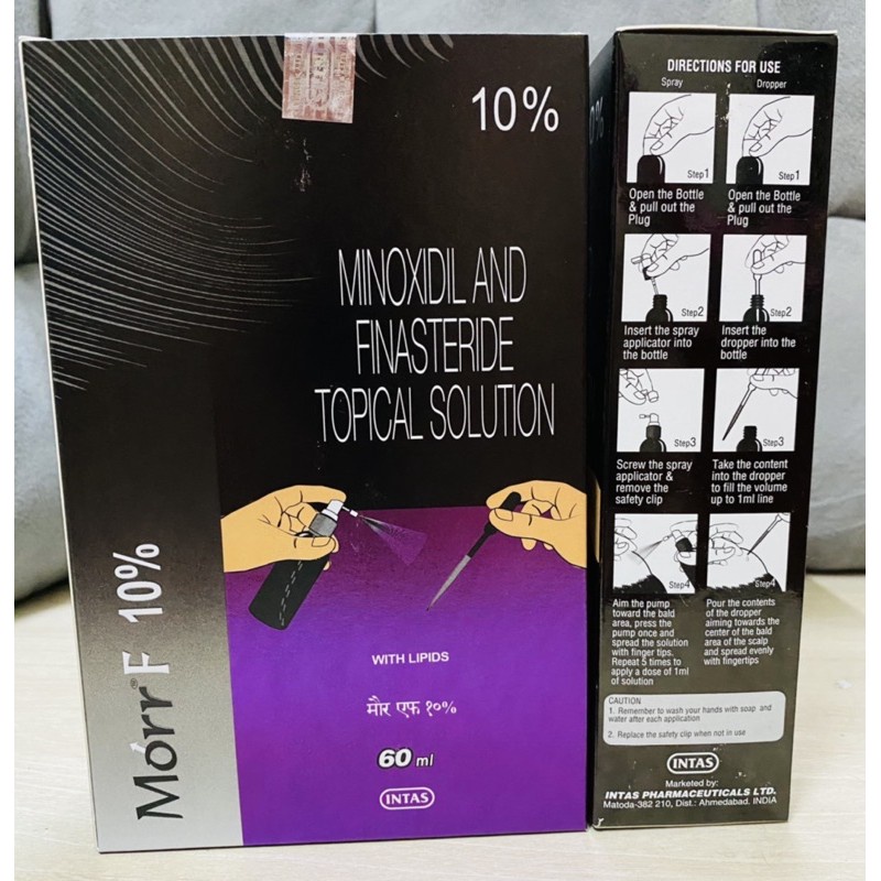 Combo Morr F10% Hỗ Trợ Mọc Tóc Hói Nhanh  + LCLT + RETINOL + PEO