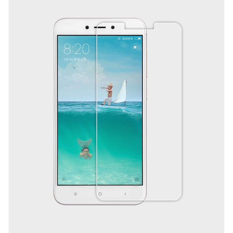 Bộ ốp lưng dẻo và kính cường lực Xiaomi Redmi 4x