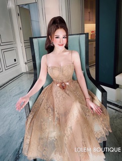 Đầm Ren Dự Tiệc Kèm Ảnh Thật