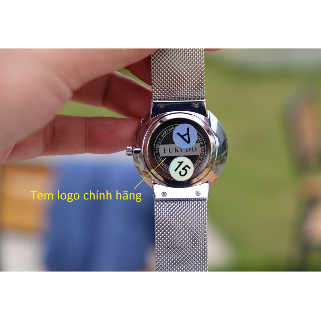 Đồng Hồ Nam FUKUDO S86 Mặt Xanh Độc Đáo, Dây Thép Không Gỉ Cao Cấp Chính Hãng | BigBuy360 - bigbuy360.vn