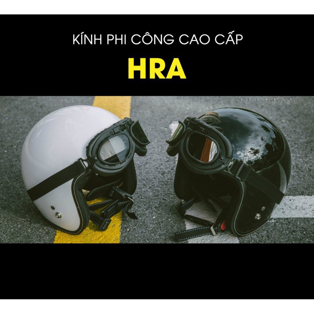 Kính phi công gắn mũ bảo hiểm – HRA
