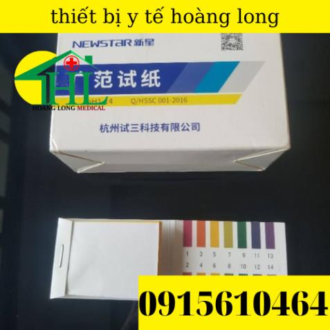 [1 Hộp 20 Tệp ] Giấy Quỳ Tím Thử Độ pH Thang Đo Từ 1 Đến 14