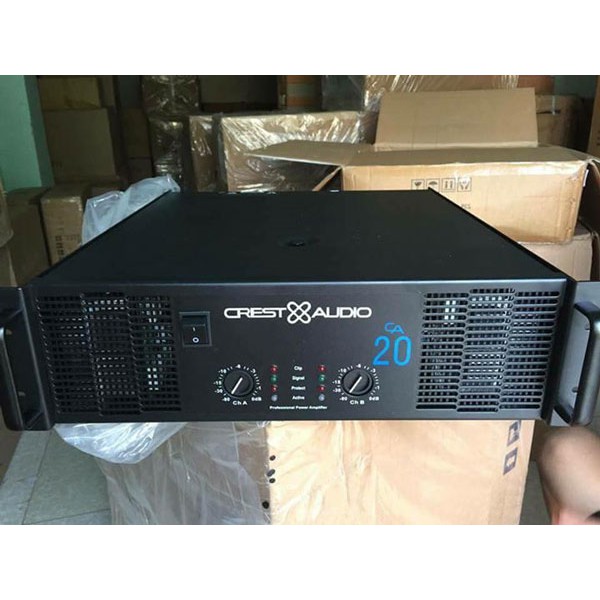 ĐẨY CÔNG SUẤT 2 KÊNH CREST AUDIO CA20 52 SÒ NHẬP KHẨU