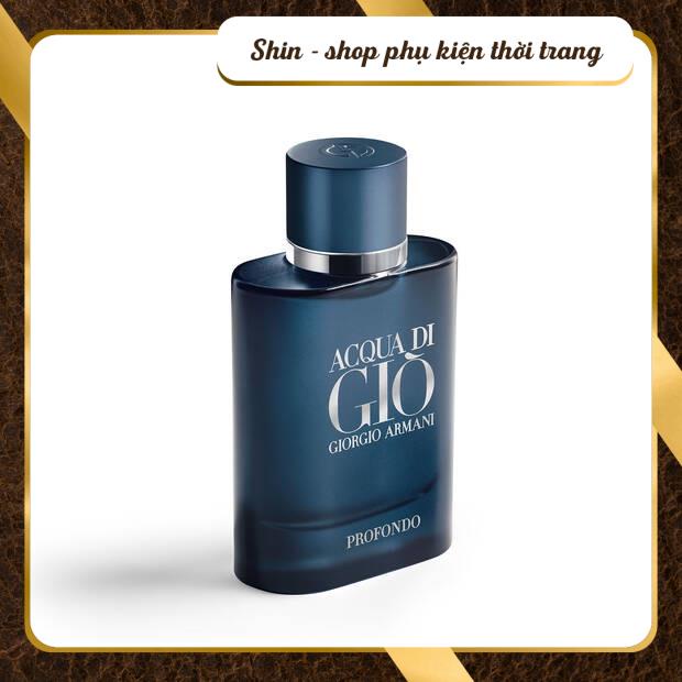 Nước hoa nam dầu thơm nam tính Acqua Di Giò Xanh Profumo 100ml lưu hương lâu mạnh mẽ cuốn hút - Shin Shop