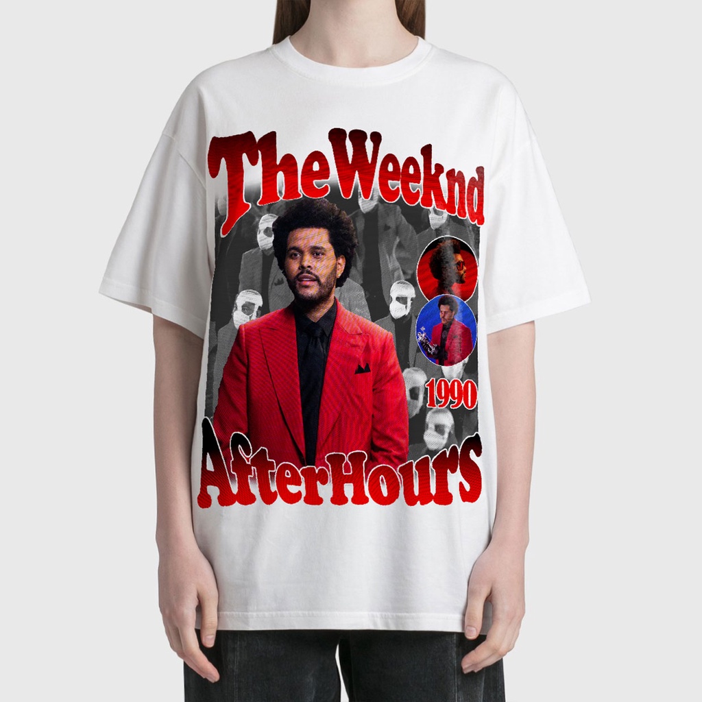 BLANK | Áo Thun ANH CUỐI TUẦN Tay Lỡ Unisex - Đen/Trắng Cổ Tròn