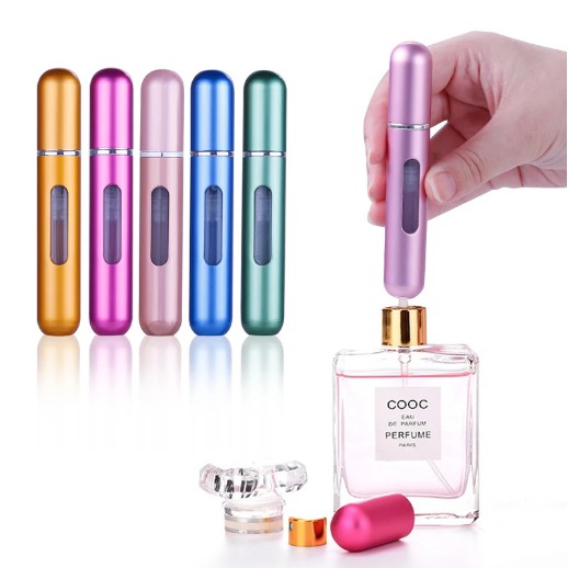 5ml Di động Mini Refillable Nước hoa Mùi hương Chai xịt Chai rỗng Du lịch Bình chứa mỹ phẩm Parfum