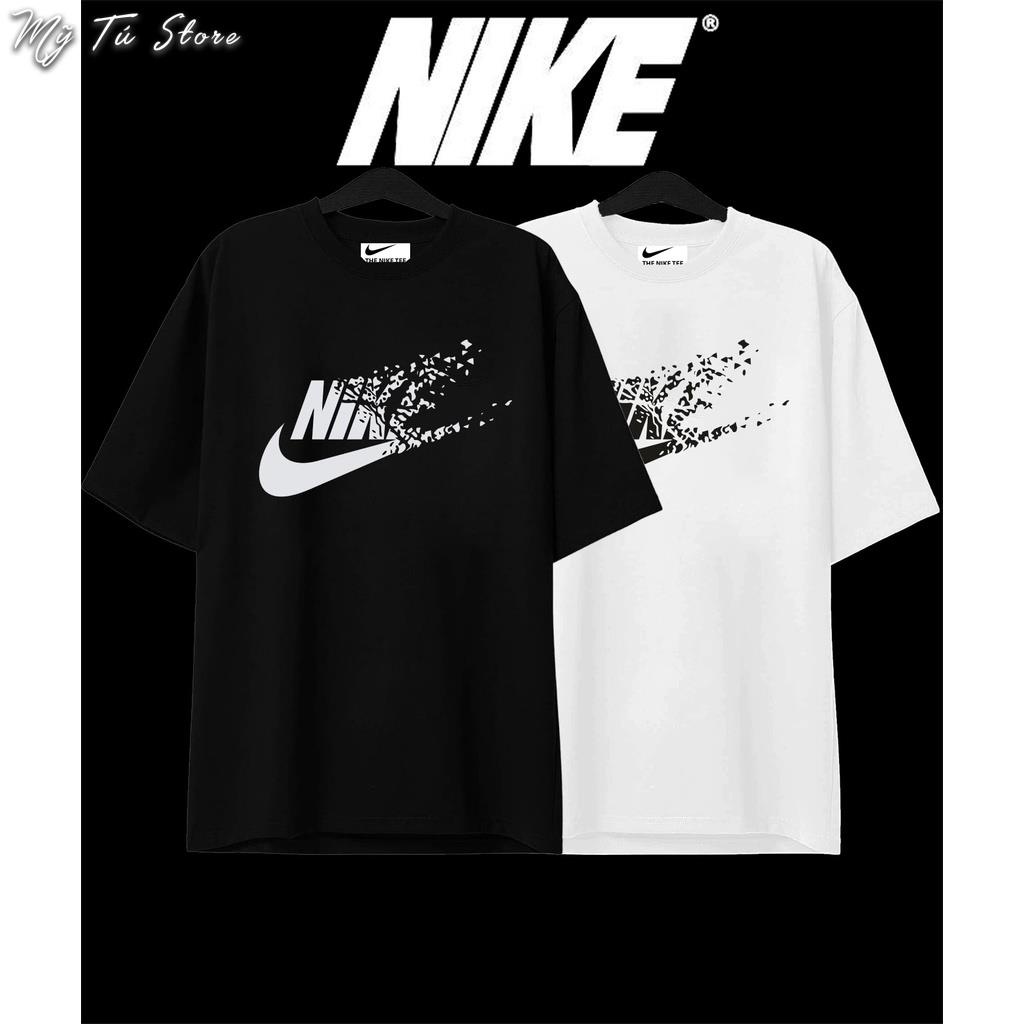 Áo thun Unisex Custom Logo N tan vỡ, Vải Cao Cấp Cotton 100%