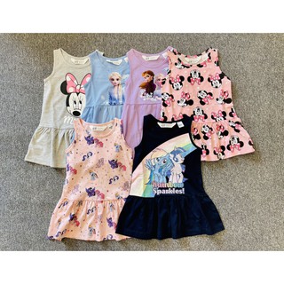 Váy sát nách cotton mềm mát dành cho bé gái