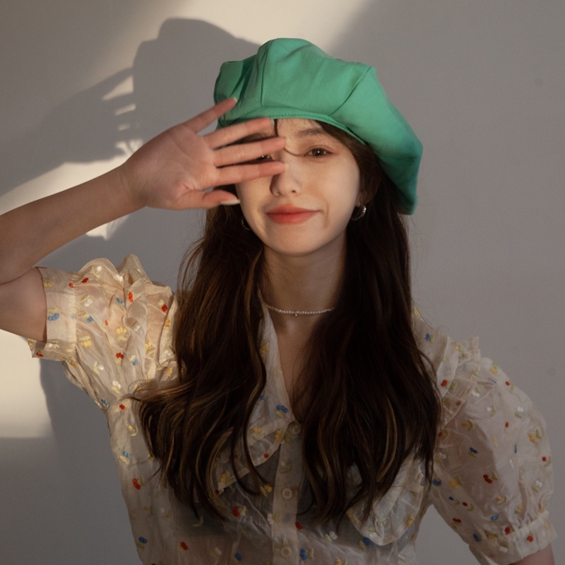 Mũ nồi hình đám mây màu kẹo thời trang xuân hè dành cho nữ