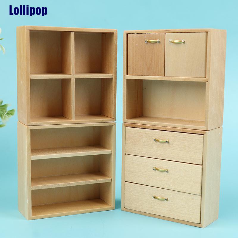 Tủ Gỗ Mini Tỉ Lệ 1: 12 Trang Trí Nhà Búp Bê