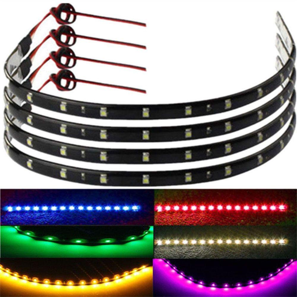 Dải Đèn LED 3528 1210 DC12V Chống Thấm Nước Trang Trí Xe Hơi