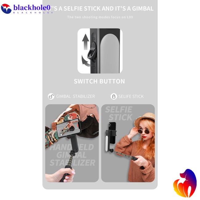 Gậy Selfie BH L09 Bluetooth Đa Chức Năng Có Thể Thu Gọn