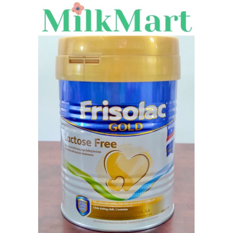 Sữa bột FRISOLAC GOLD LACTOSE FREE 400g