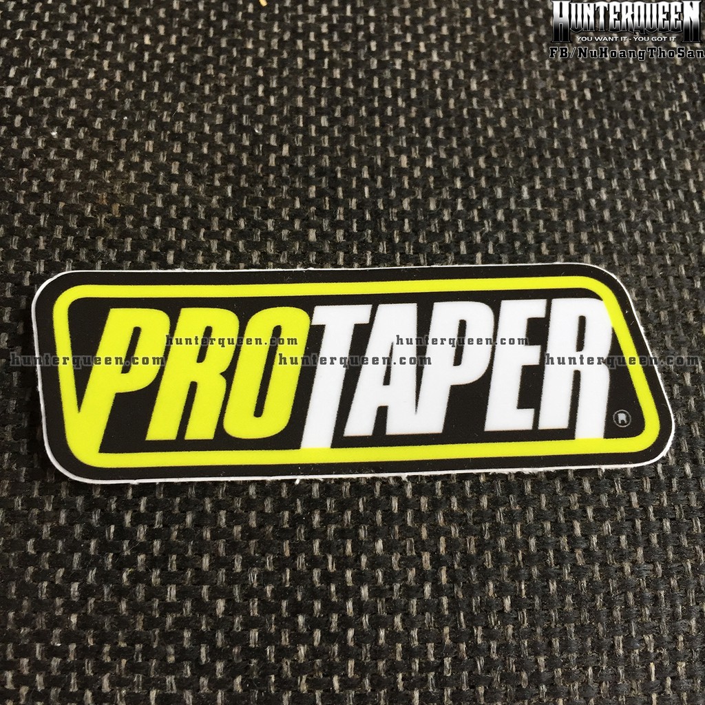 PROTAPER[7.8x2.8cm] decal cao cấp chống nước, sắc nét, bền màu, dính chặt. Hình dán logo trang trí mọi nơi