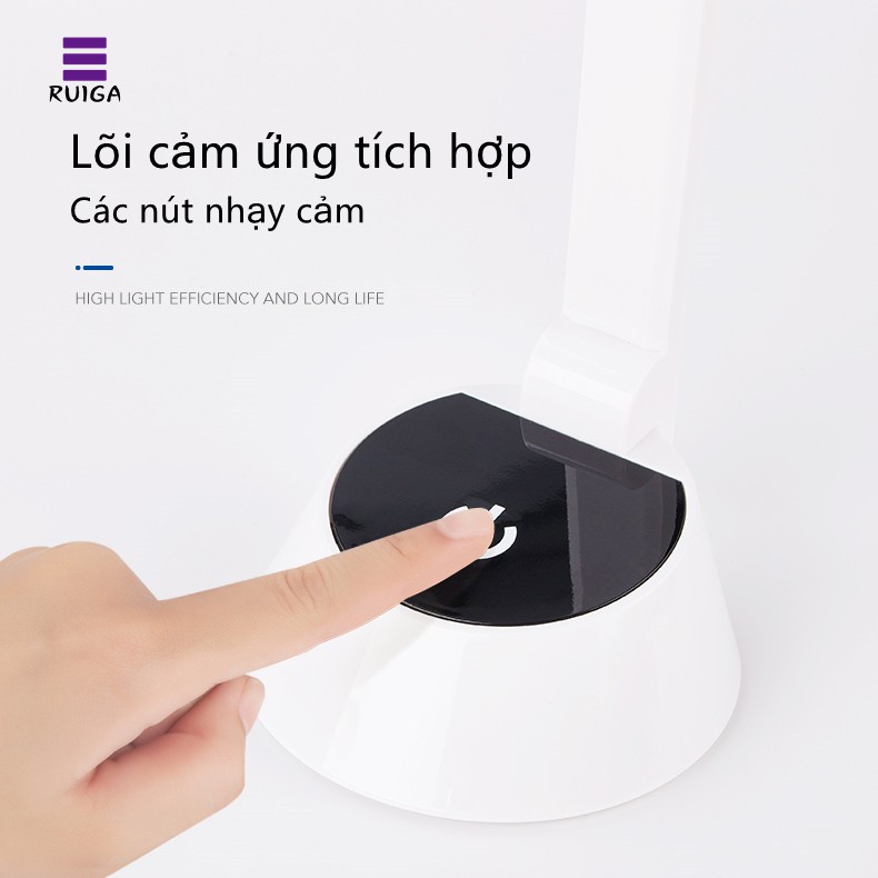 Đèn Bàn Học Đọc Sách, Làm Việc LED Chống Cận, Cảm Ứng Tích Điện BAOKE/1859