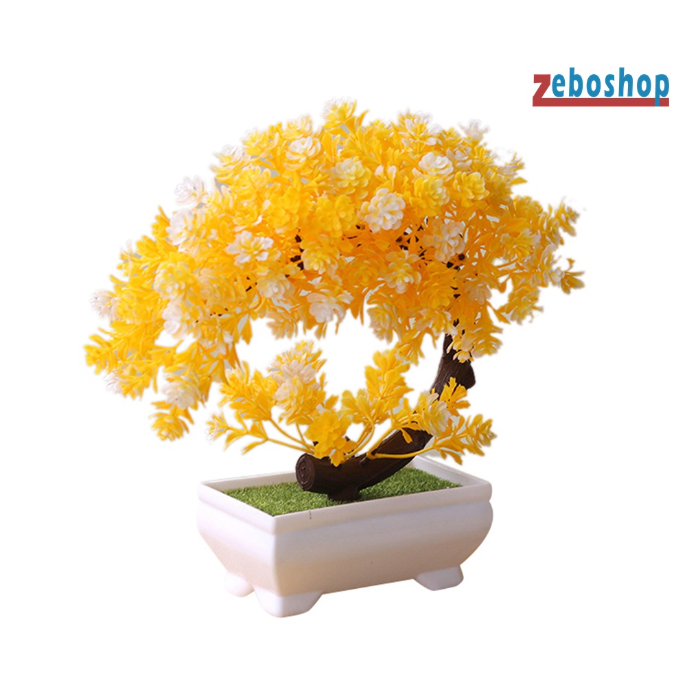 Chậu Cây Bonsai Giả Để Bàn Trang Trí Nhà Cửa