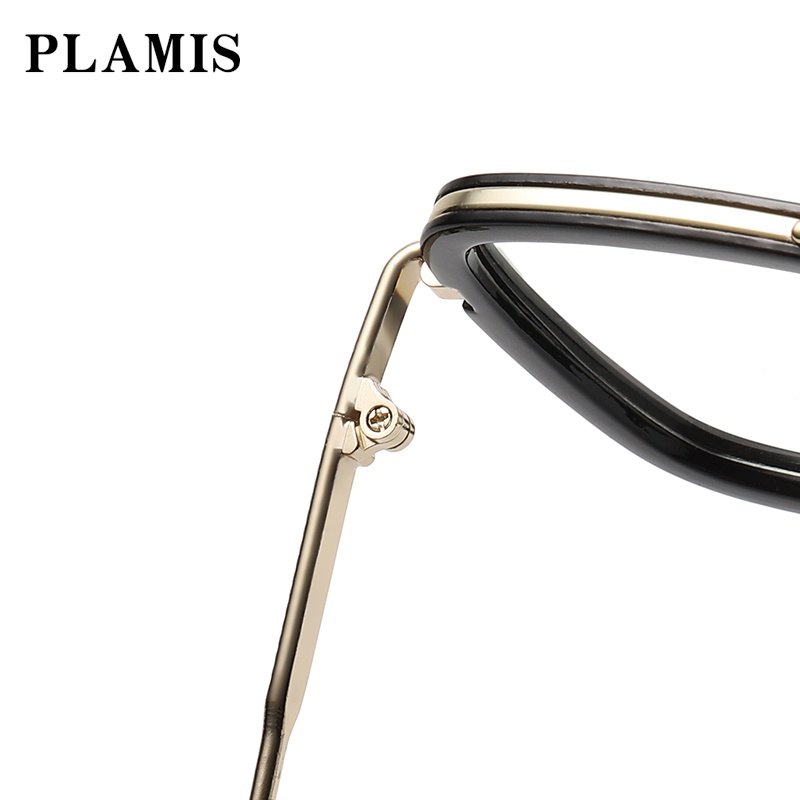 Kính mát PLAMIS gọng kim loại tròng chống tia bức xạ và ánh sáng xanh trẻ trung thời trang dành cho cả nam và nữ