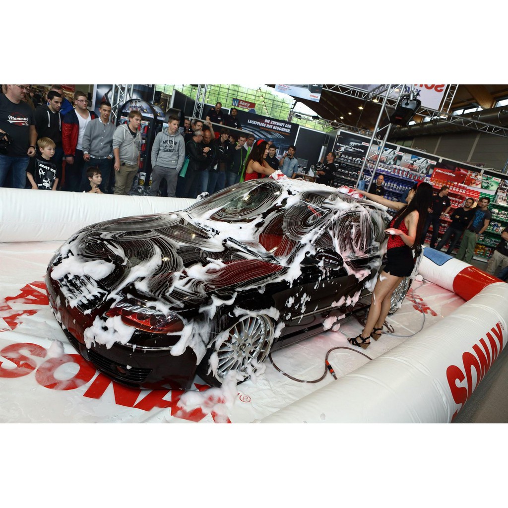 Nước rửa xe Sonax Gloss Shampoo 1lit + tặng khăn lâu xe chuyên dụng xanh hoặc vàng 314300