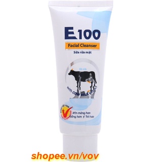 Sữa rửa mặt E100 tinh chất sữa bò 80ml 100% chính hãng