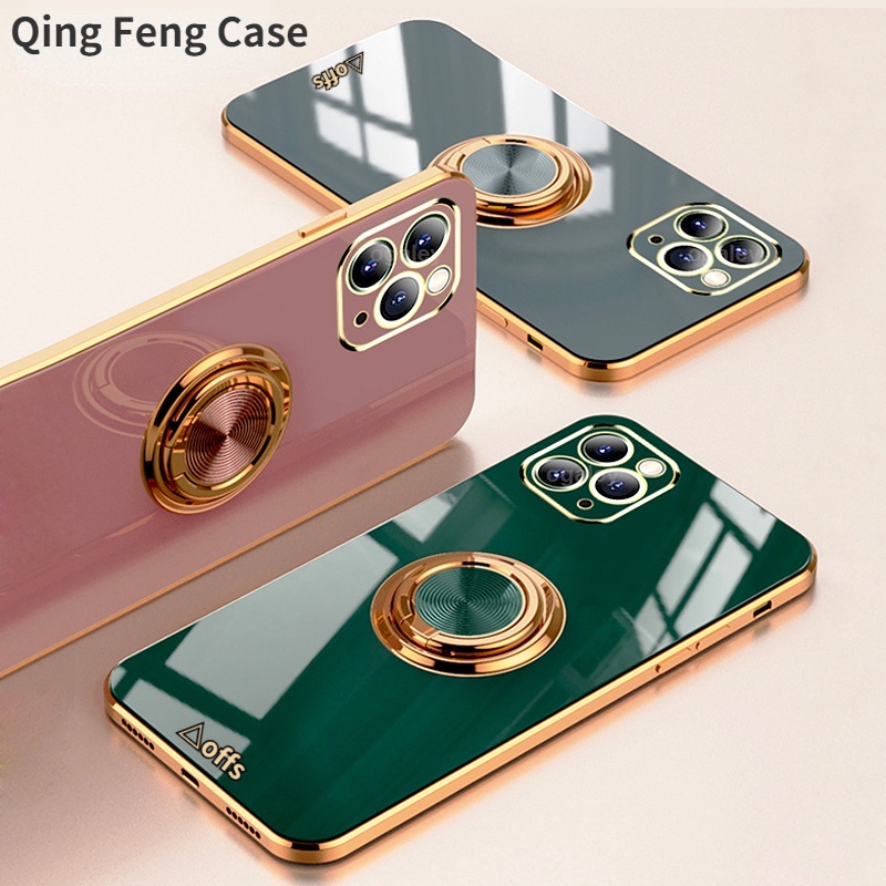 Ốp Lưng Kèm Iring Cho iPhone 15 Plus 11 12 13 Pro Max