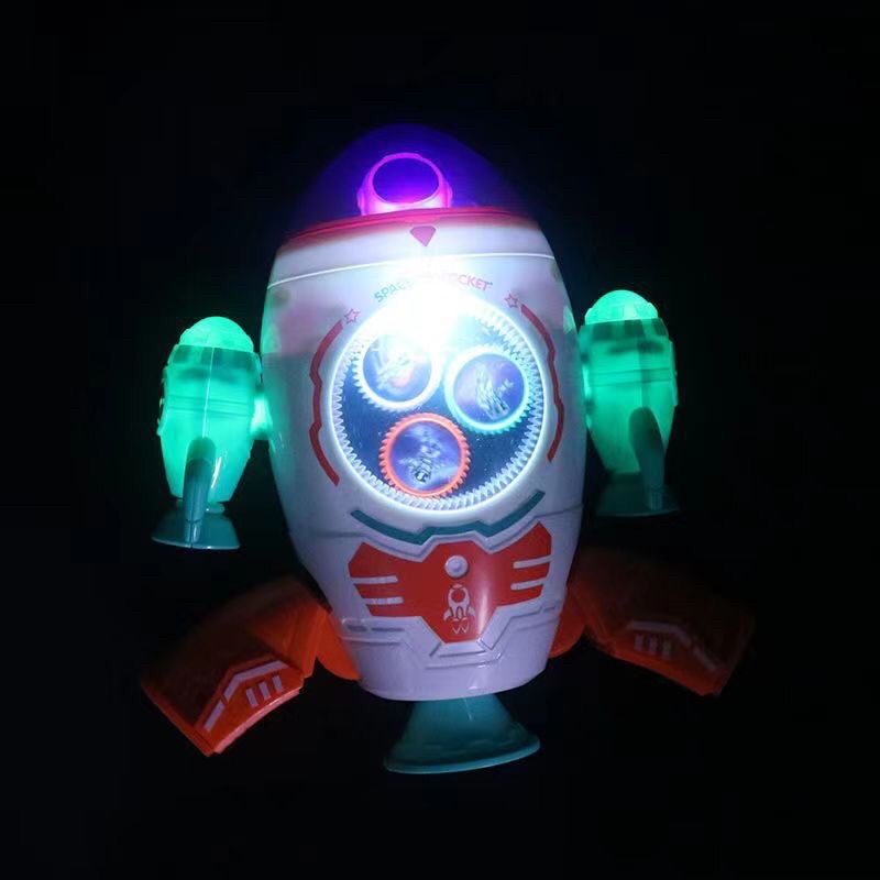 Đồ chơi lồng đèn trung thu cho bé, đồ chơi phát nhạc biết đi hình tên lửa Phi hành gia Vũ trụ đèn lồng trung thu 2022