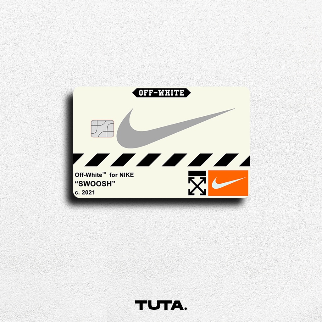 MIẾNG DÁN SKIN/ STICKER thẻ ATM, chung cư, thẻ xe (OFF WHITE) | TUTA CARDS