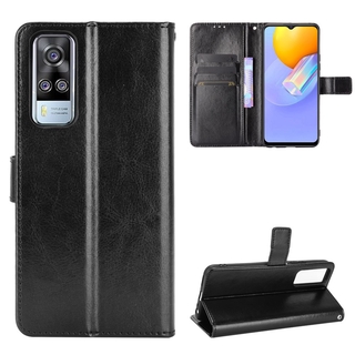 Bao da nắp lật kiểu dáng thời trang sang trọng thích hợp cho Vivo Y51 2020 Y51A 2021