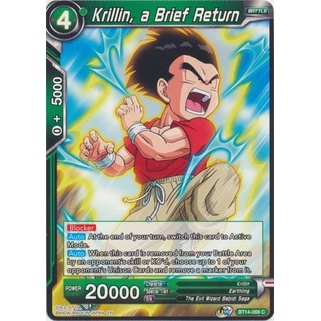 Thẻ bài Dragonball - TCG - Krillin, a Brief Return BT14-066 thumbnail