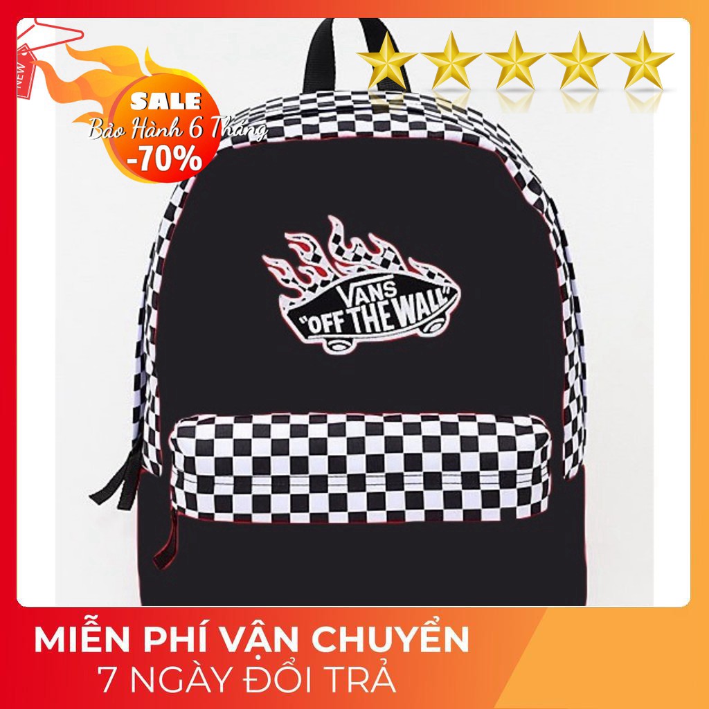 ️🏆Freeship️🏆 Balo thời trang nam nữ Vans Caro chất canvas 2020/ balo/ cặp/ balo laptop/ balo du lịch/ balo đi học