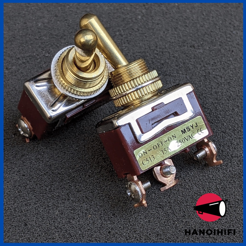 Công tắc gạt chống nước ON/OFF/ON 15A/250V loại 3 chân