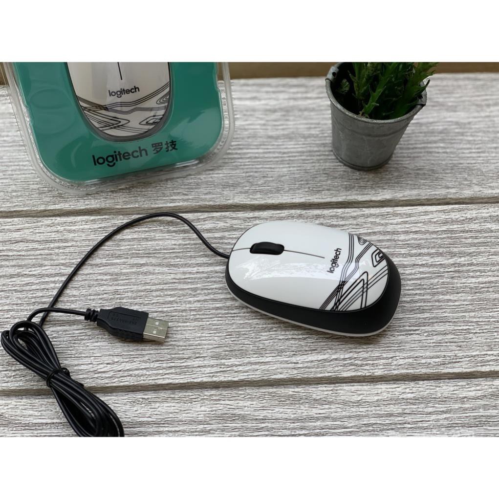 Chuột Logitech M105 Optical USB - Màu Trắng