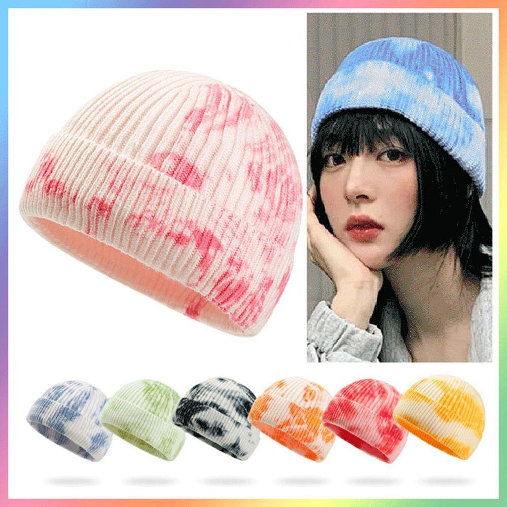 Mũ Beanie Dệt Kim Màu Trơn Dễ Thương 4 Màu Lựa Chọn Cho Bạn Gái
