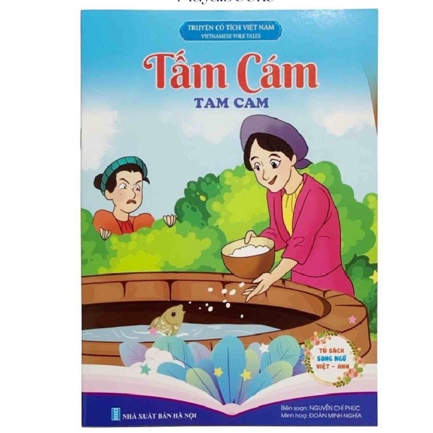 Sách - Truyện cổ tích cho bé Việt Nam chọn lọc song ngữ Việt Anh bộ 10 cuốn