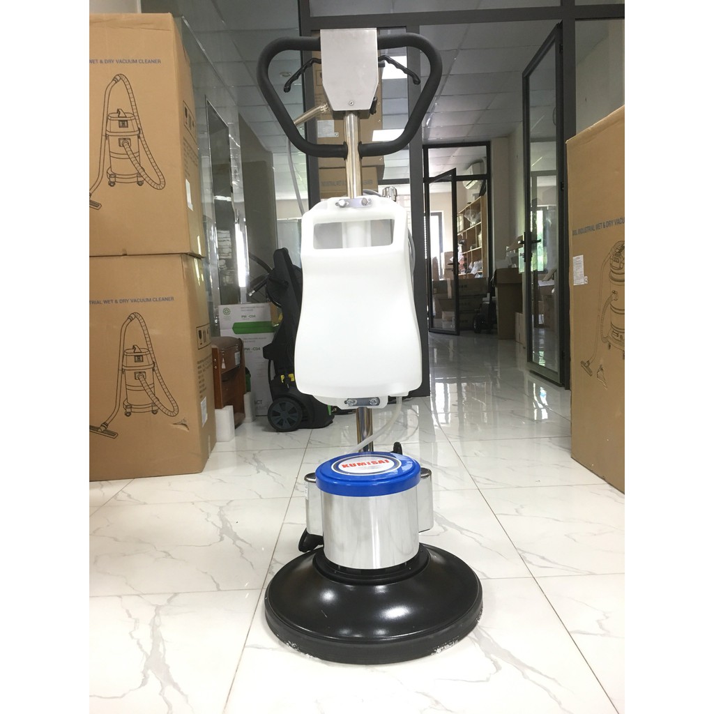 Máy chà sàn đơn công nghiệp KUMISAI KMS522, KMS88 dùng chà thảm, chà nền gạch