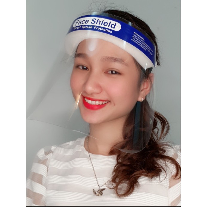 [Bán Sỉ] Tấm Chắn Giọt Bắn Phòng Dịch Face Shield An Toàn Dễ Sử Dụng