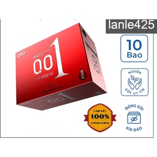 Bao cao su olo - 0,01mm, chống xuất tinh sớm