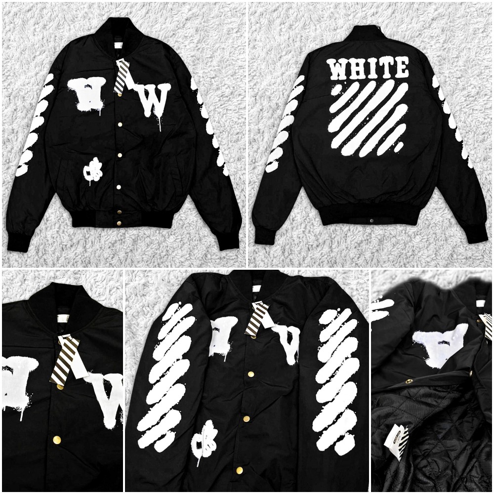 Off-White Áo Khoác Bomber Thời Trang Dành Cho Nam