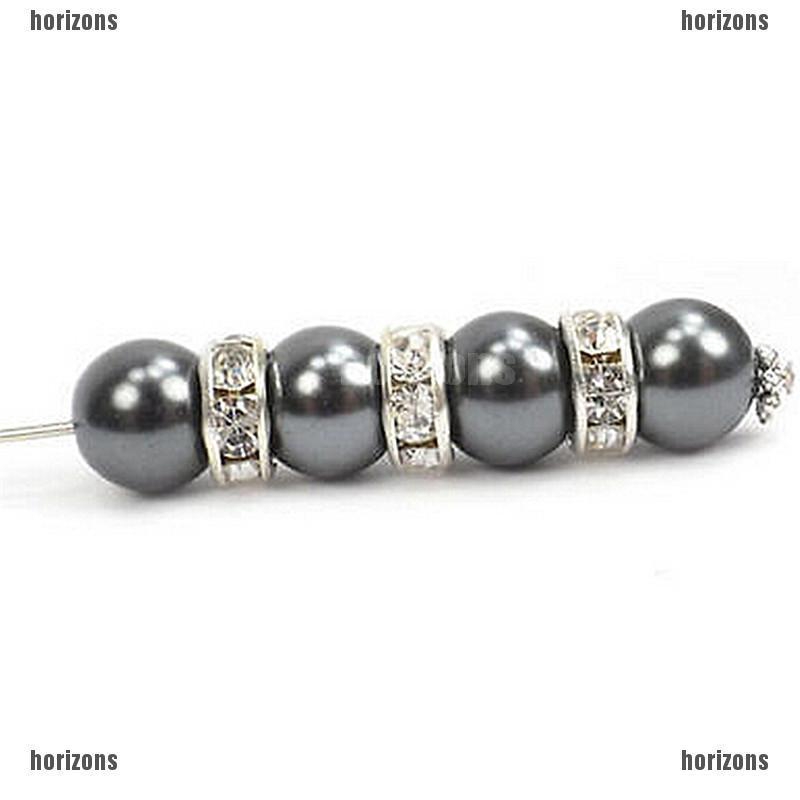 Bộ 100 Nhẫn Đá Lấp Lánh Kích Thước 6mm 8mm