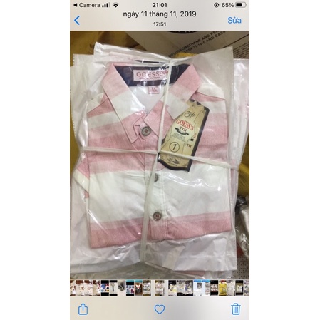 [ XẢ HÀNG ] Áo sơ mi bé trai, chất kate cotton đẹp, mát