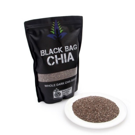 Hạt Chia Úc Organic Chia Seeds Túi Đen 500gr