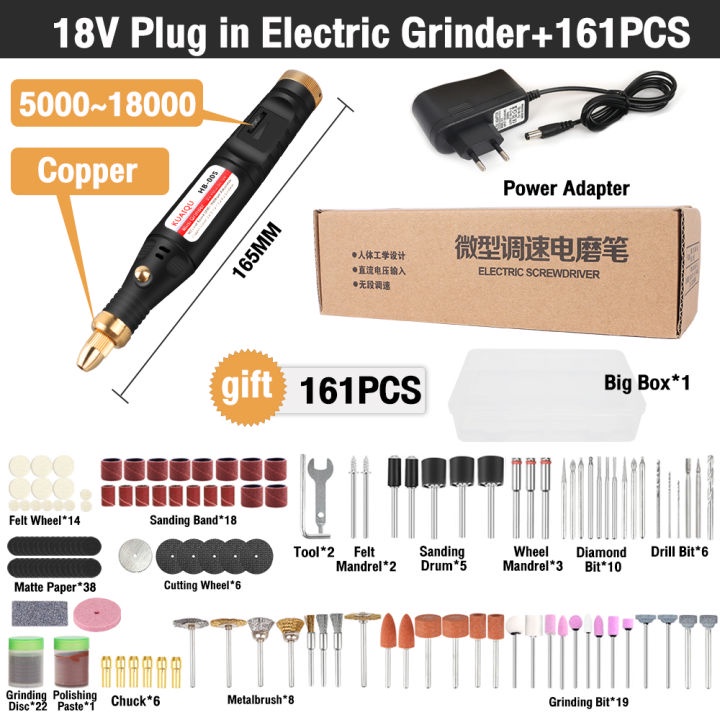 Đầu Mài Đánh Bóng Mini Thay Thế Nhiều Tốc Độ Tiện Dụng