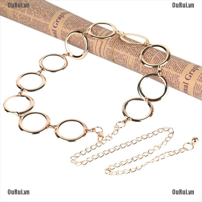 Thắt Lưng Kim Loại Màu Vàng Phù Hợp Cho Cô Dâu Trong Ngày Cướ