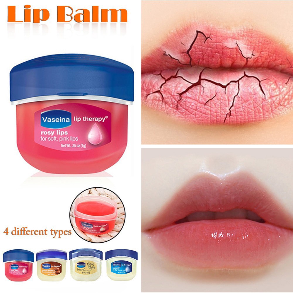 Kem nẻ Vaseline dưỡng ẩm da mặt 49g,Dưỡng môi Vaseline 7gam- Son dưỡng ẩm môi chống nẻ-Mỹ