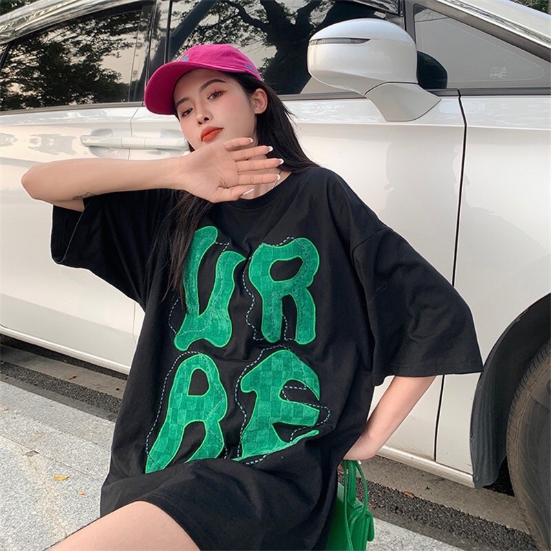 [ Rẻ vô địch ] Áo thun cotton tay lỡ dáng rộng unisex - URBE