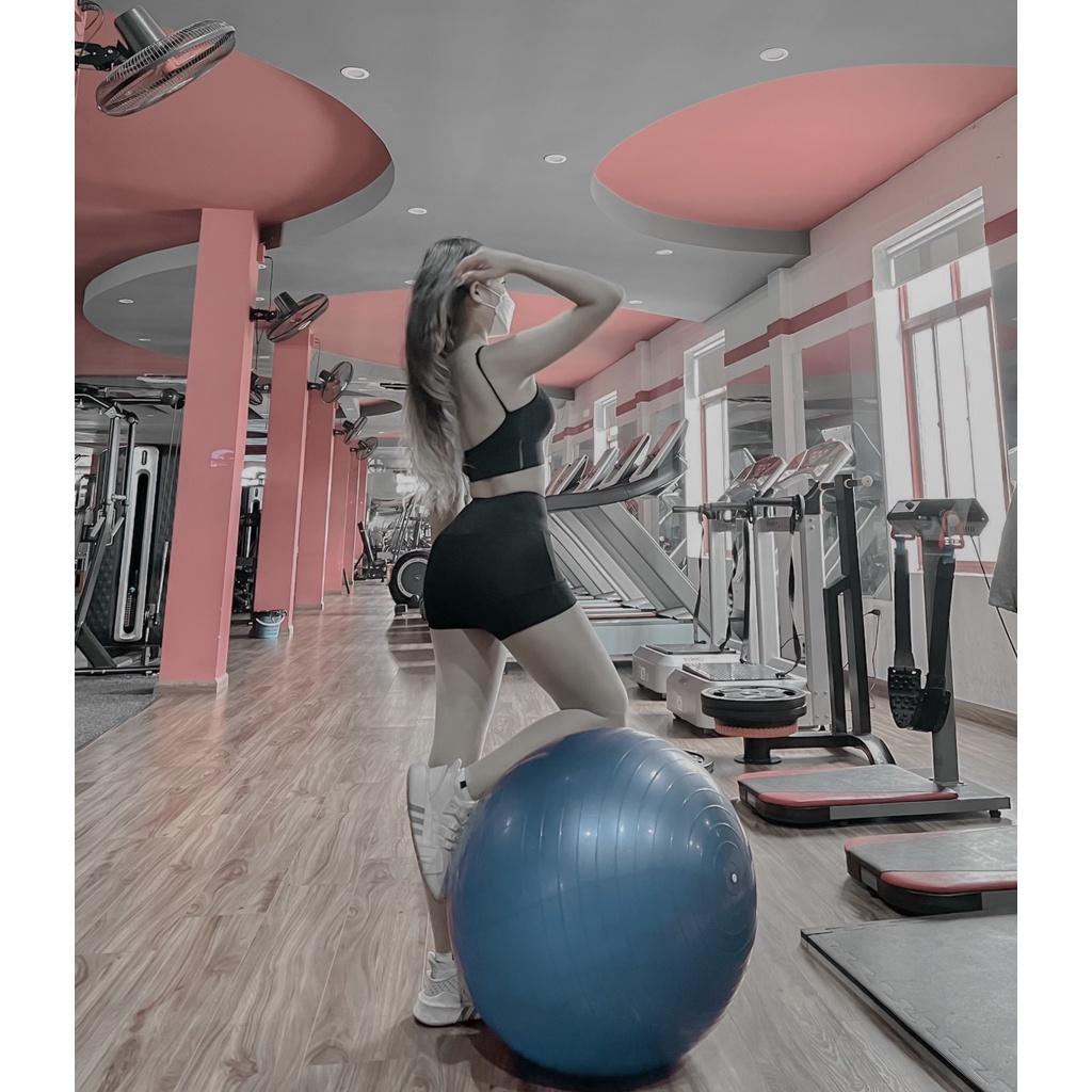 Quần đùi nữ quần sooc, short, bó màu đen mặc đi tập thể thao, ở nhà, đi chơi, màu đen, co giãn tốt, legging ngắn | BigBuy360 - bigbuy360.vn